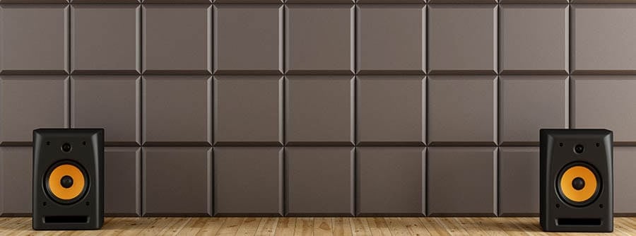 Recording studio with Acoustic Panels - Canva - Smaller