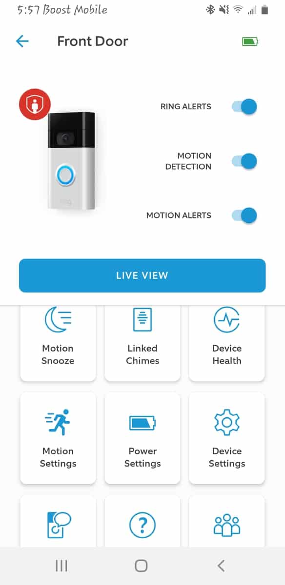 Ring App Doorbell