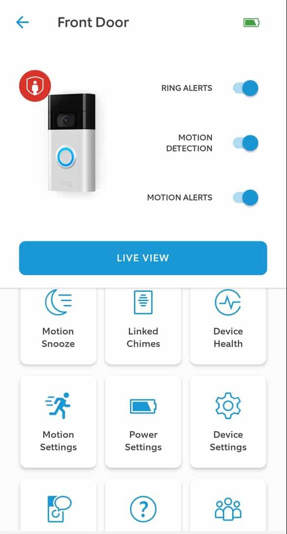 Ring App Doorbell