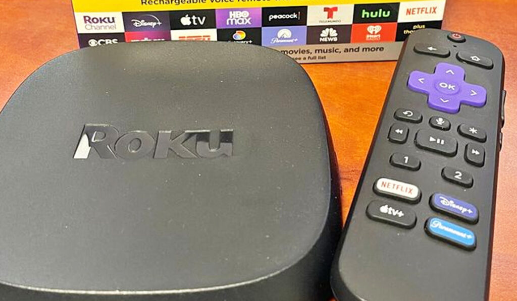 Roku remote and device