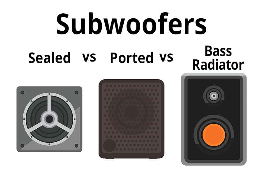 Subwoofers - Sealed vs Ported vs Bass Radiator