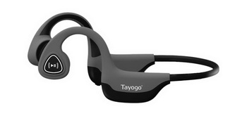 Tayogo Bone Conduction Headphones with Microphone Bluetooth 5.0