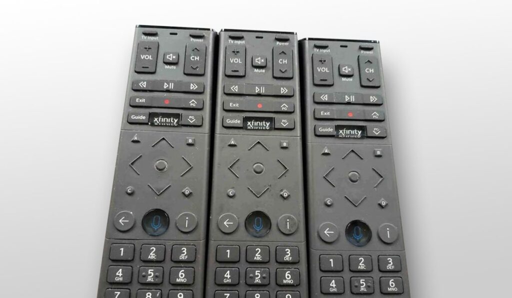 Trio of Xfinity Remotes