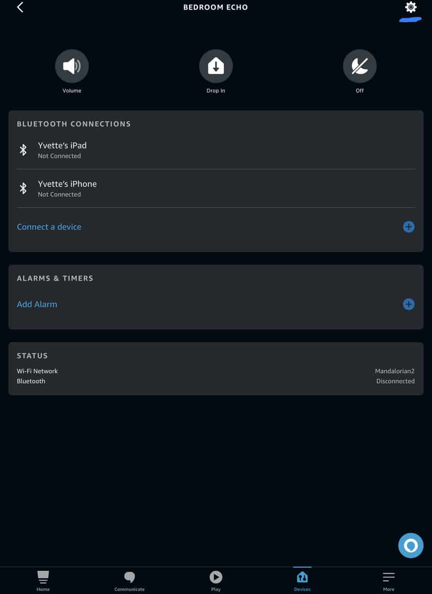 Where to Access Echo Settings in the Alexa app