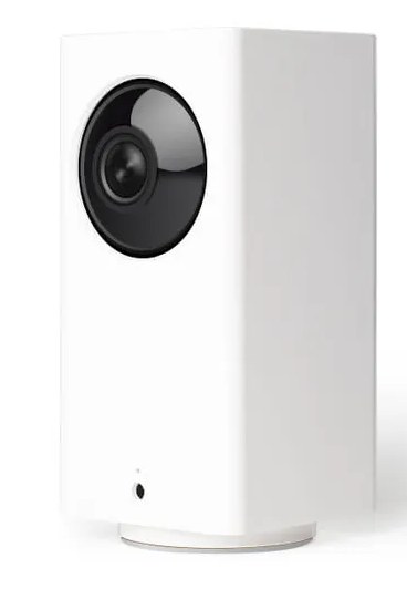 Marketing image showing the Wyze Cam Pan facing leftwards.