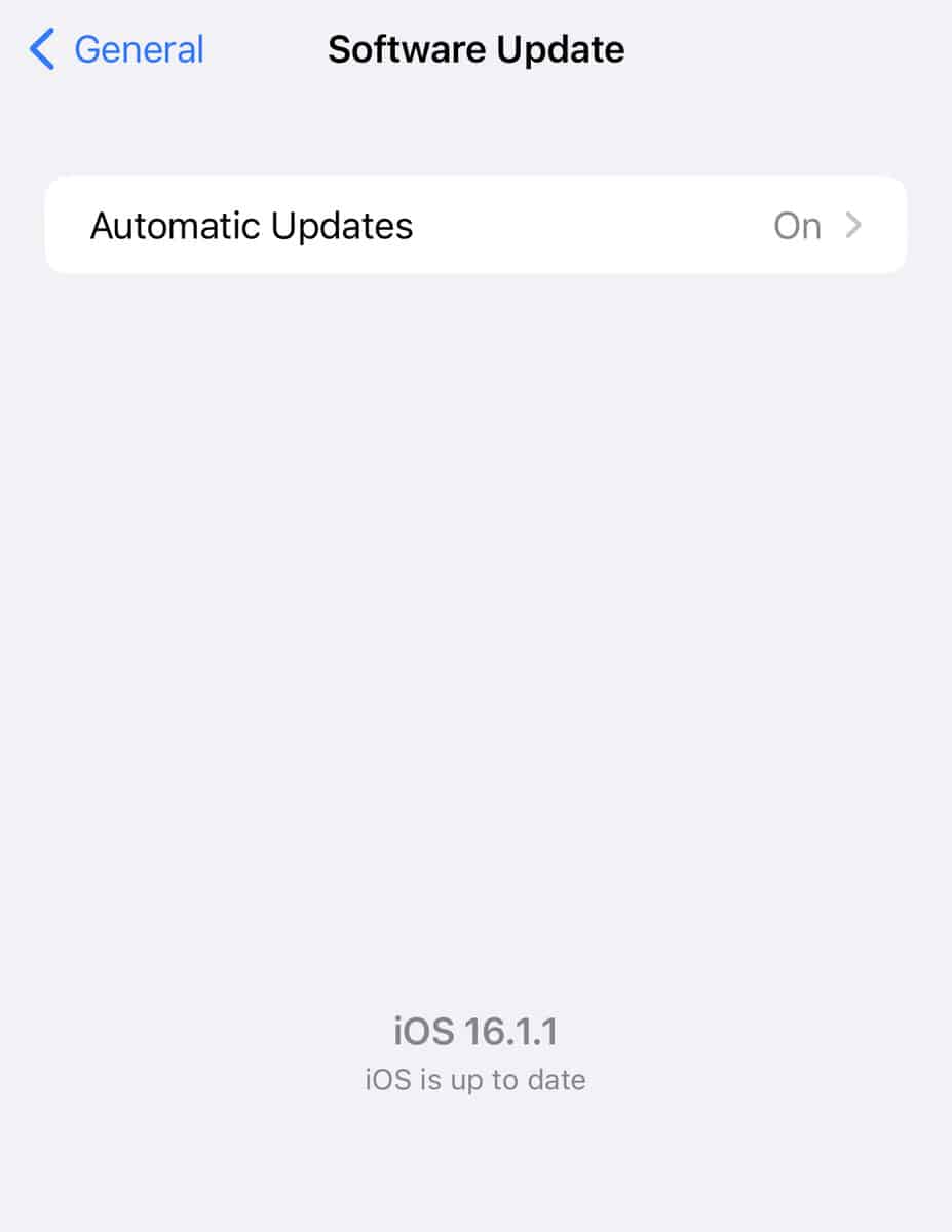 iOs Updates