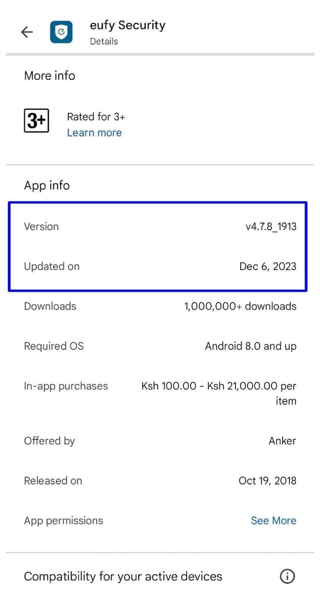 Update the Eufy App and Device