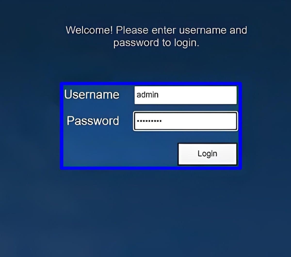 access your router’s administration panel