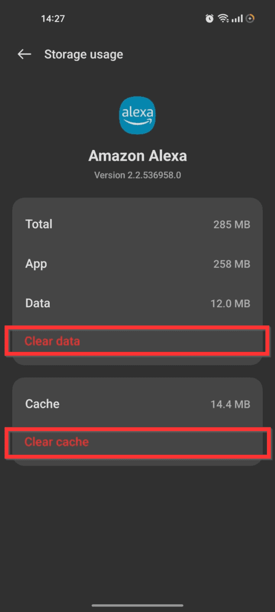 Clear Cache or Clear Data