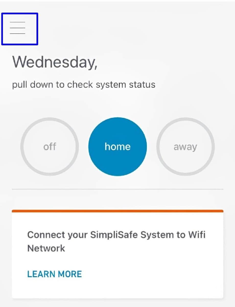 arming the Base Station by using the Home and Away buttons