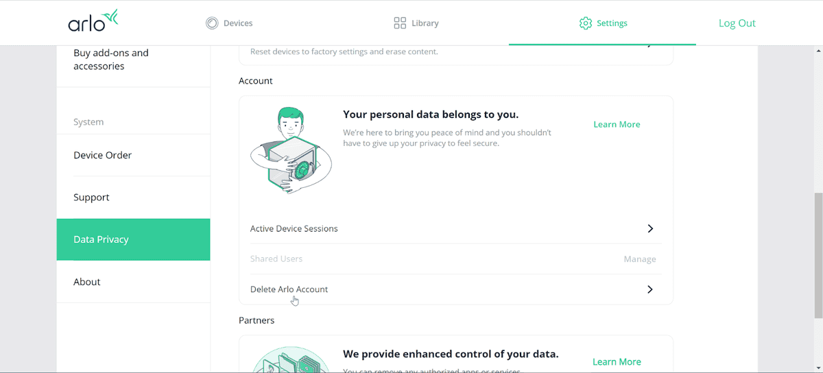 Arlo Data Privacy