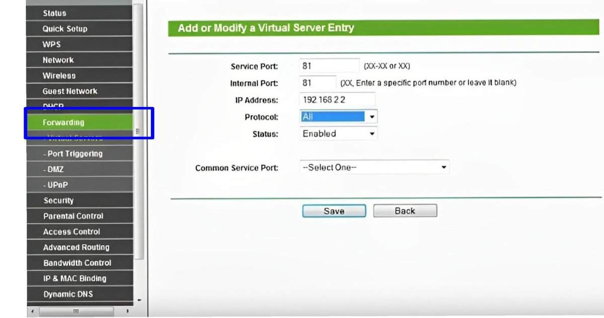 Enable Port Forwarding on Your Router