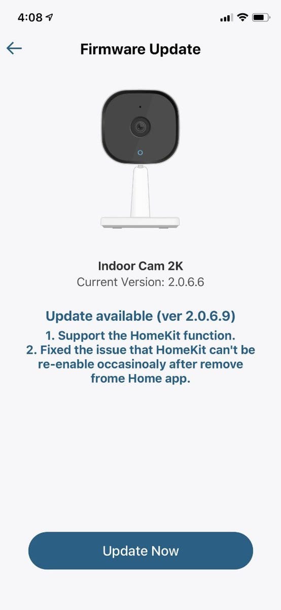 firmware update available