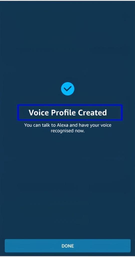 Create Voice profile