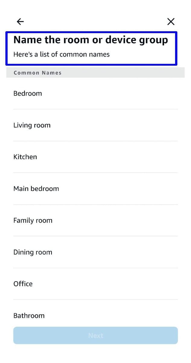 name the room or device group