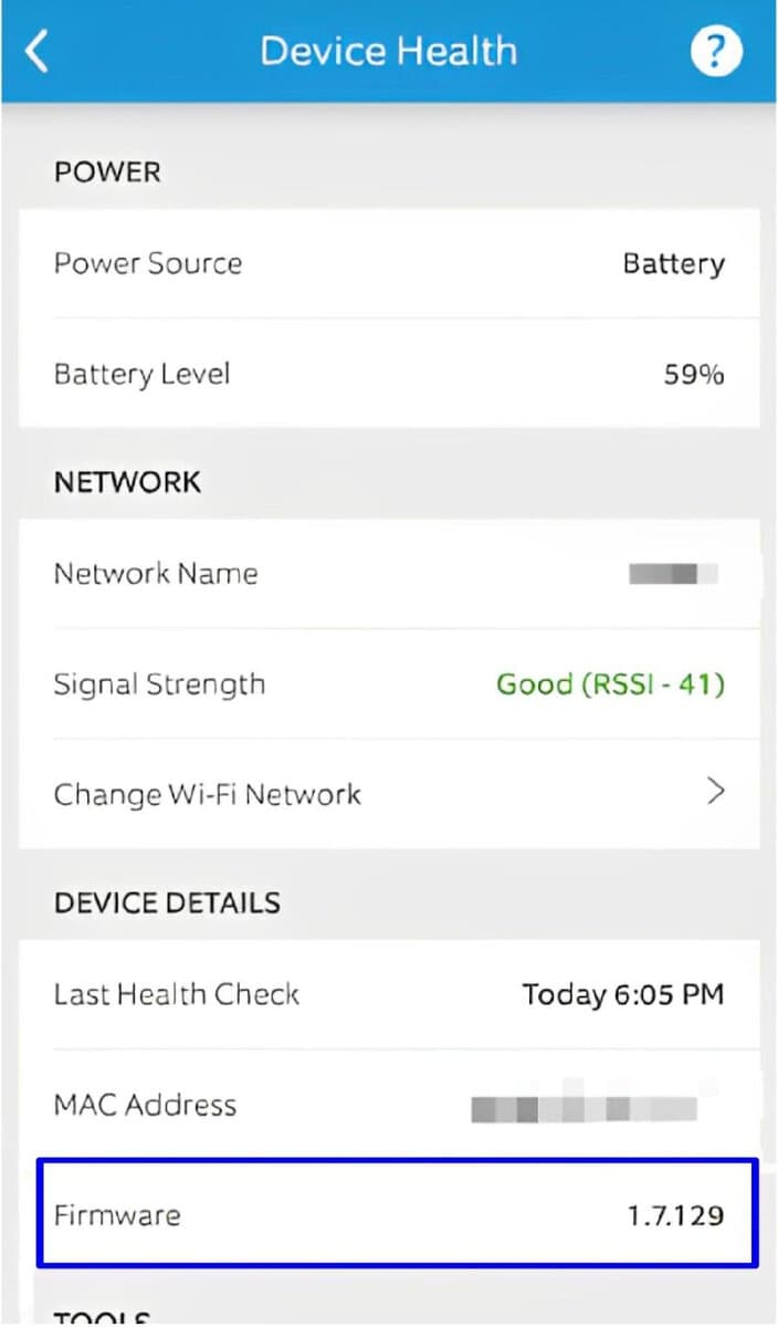 Update Software/Firmware