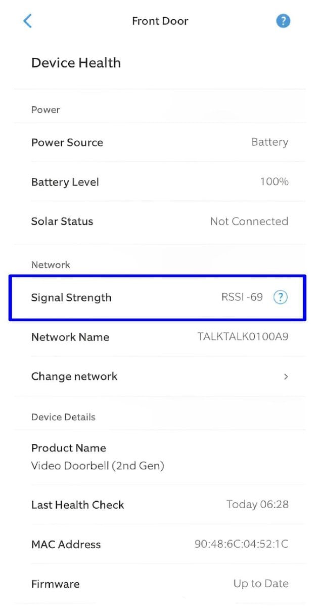 Signal Strength