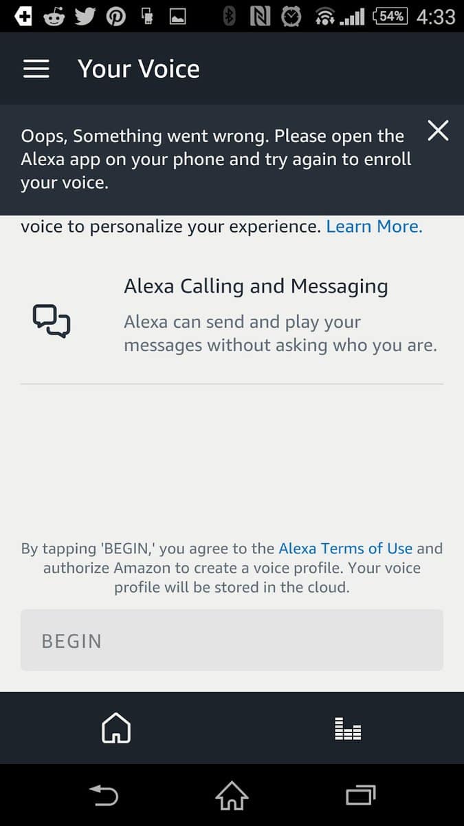 Alexa Device and App Issues