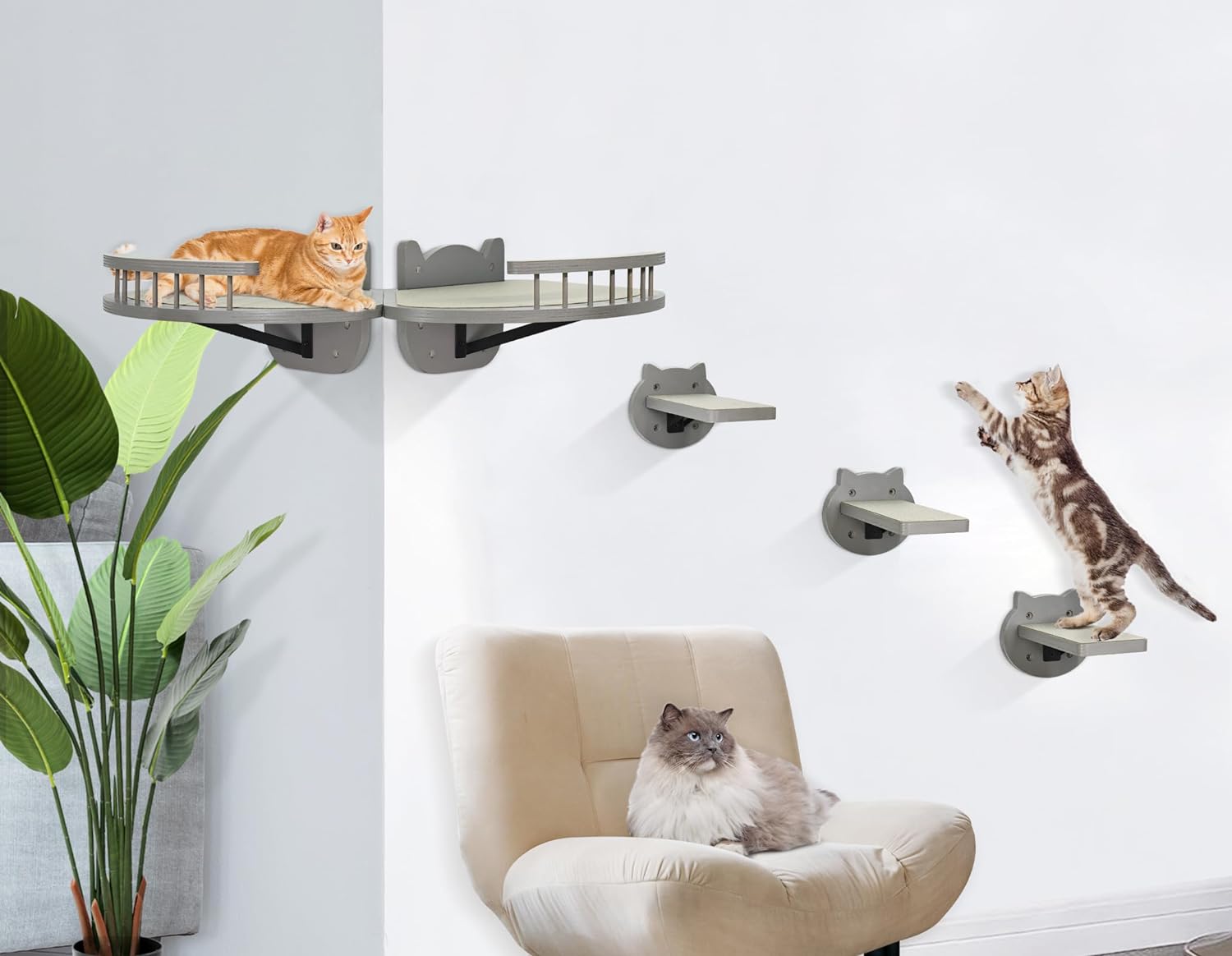 Y&ME YM Cat Wall Shelves