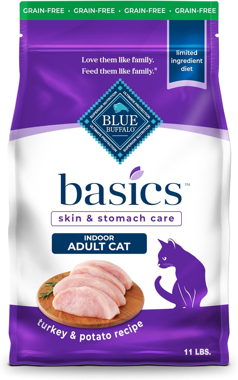 Blue Buffalo Basics Grain-Free Dry Cat Food