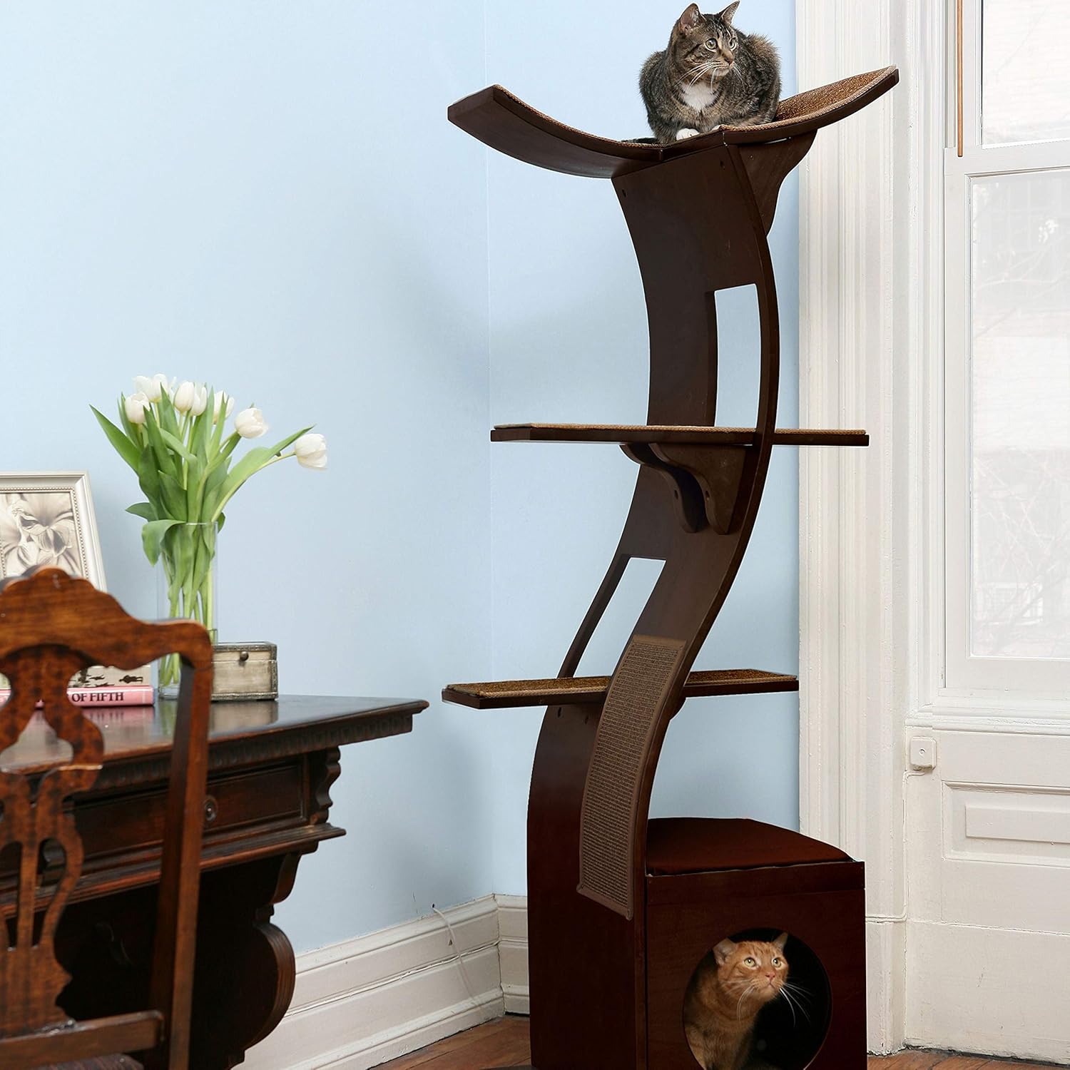 THE REFINED FELINE Lotus Cat Tower