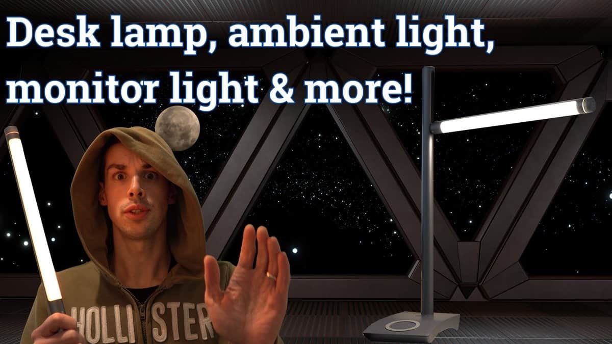 Thumbnail for The Boring Lamp which is a desk lamp ambient light monitor light and more