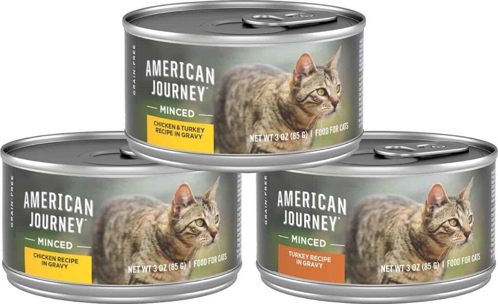 american journey wet cat food without fillers