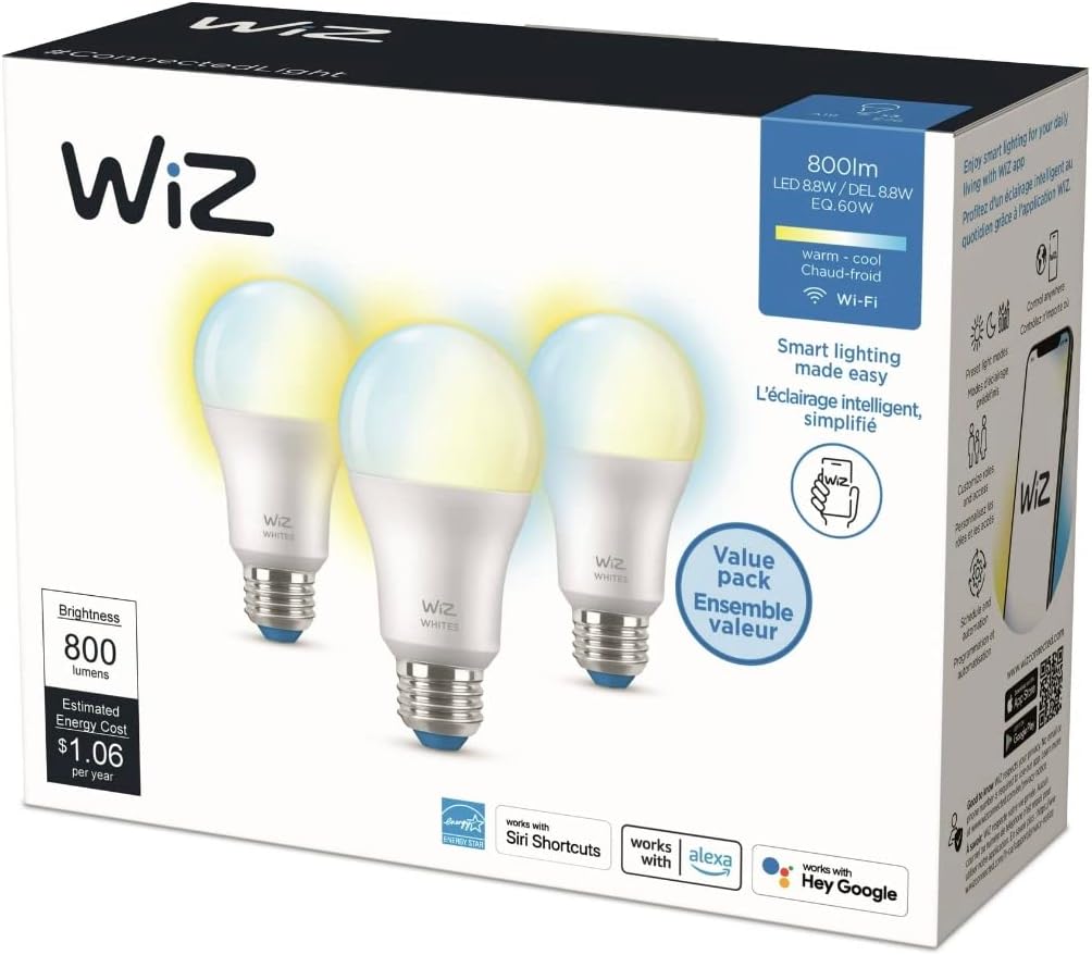 WiZ Tunable Smart LED Light Bulbs