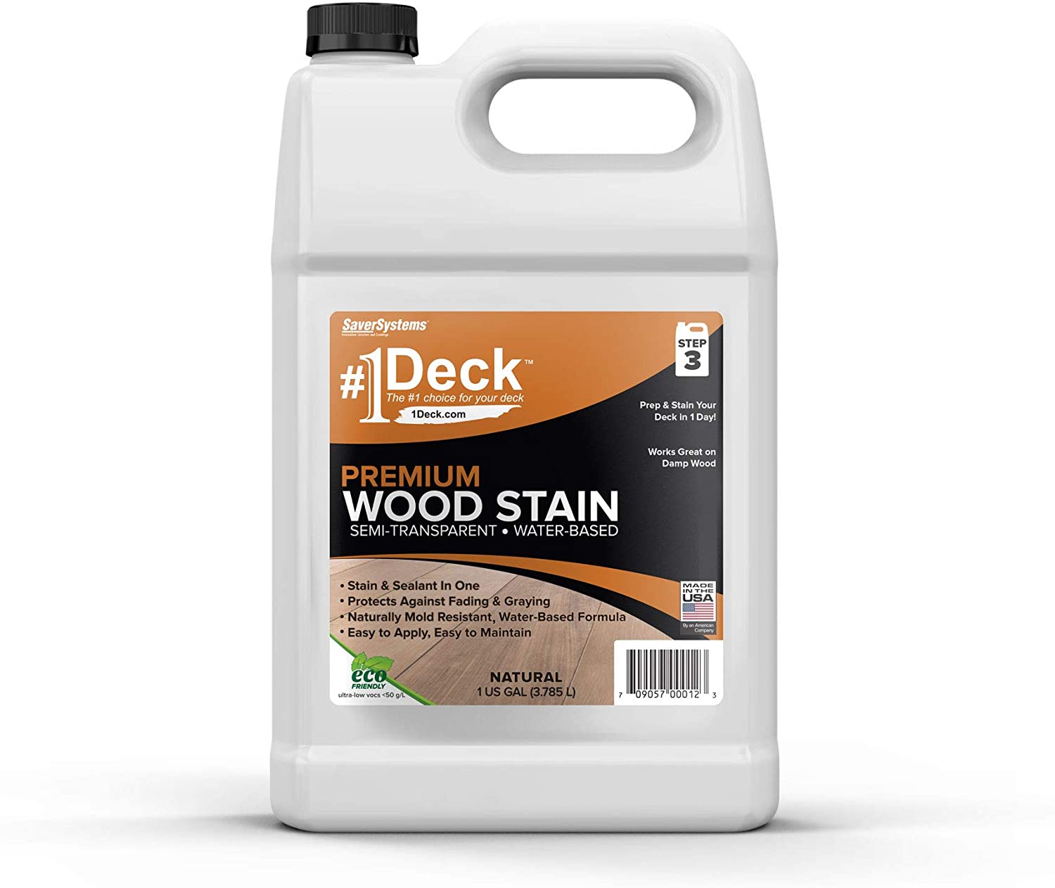 #1 Deck Premium Semi-Transparent Wood Stain