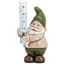 Hand Painted Gnome Rain Gauge