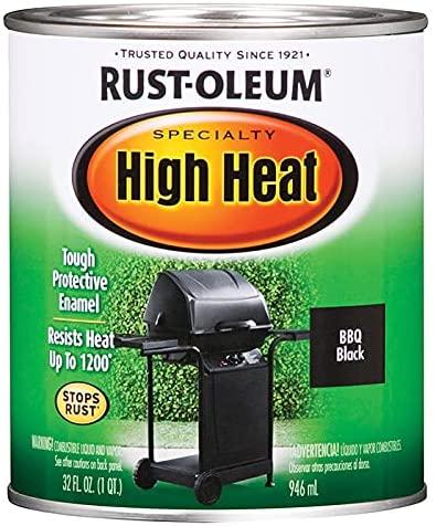 Rust-Oleum 7778502 Heat Protective Enamel - Bar-B-Que Black