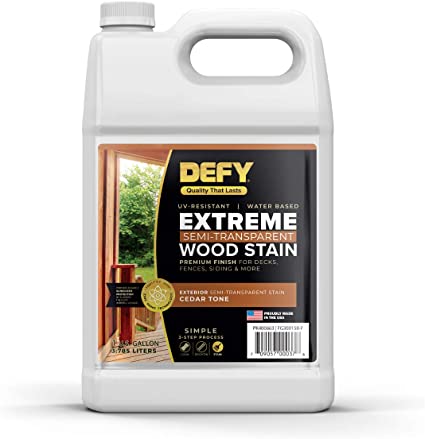 DEFY Extreme 1 Gallon Semi-Transparent Exterior Wood Stain