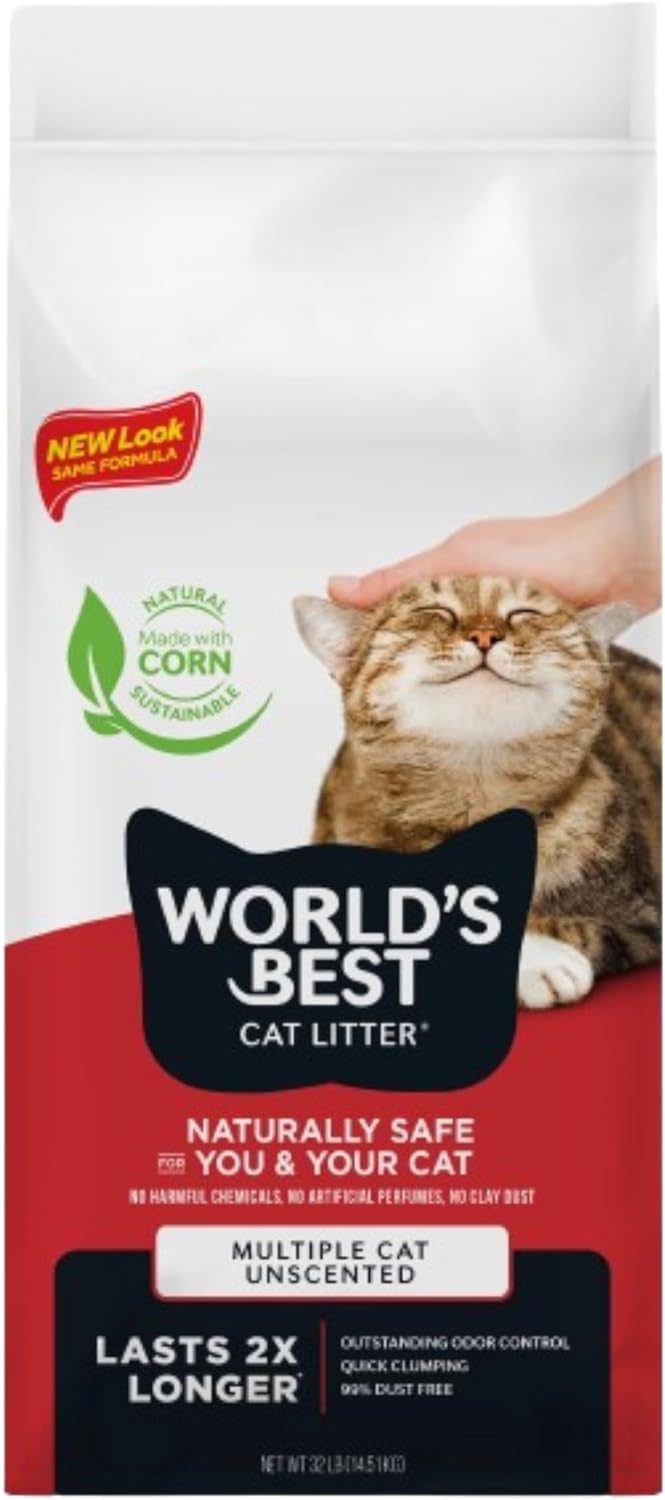 World's Best Cat Litter Multiple Cat Unscented