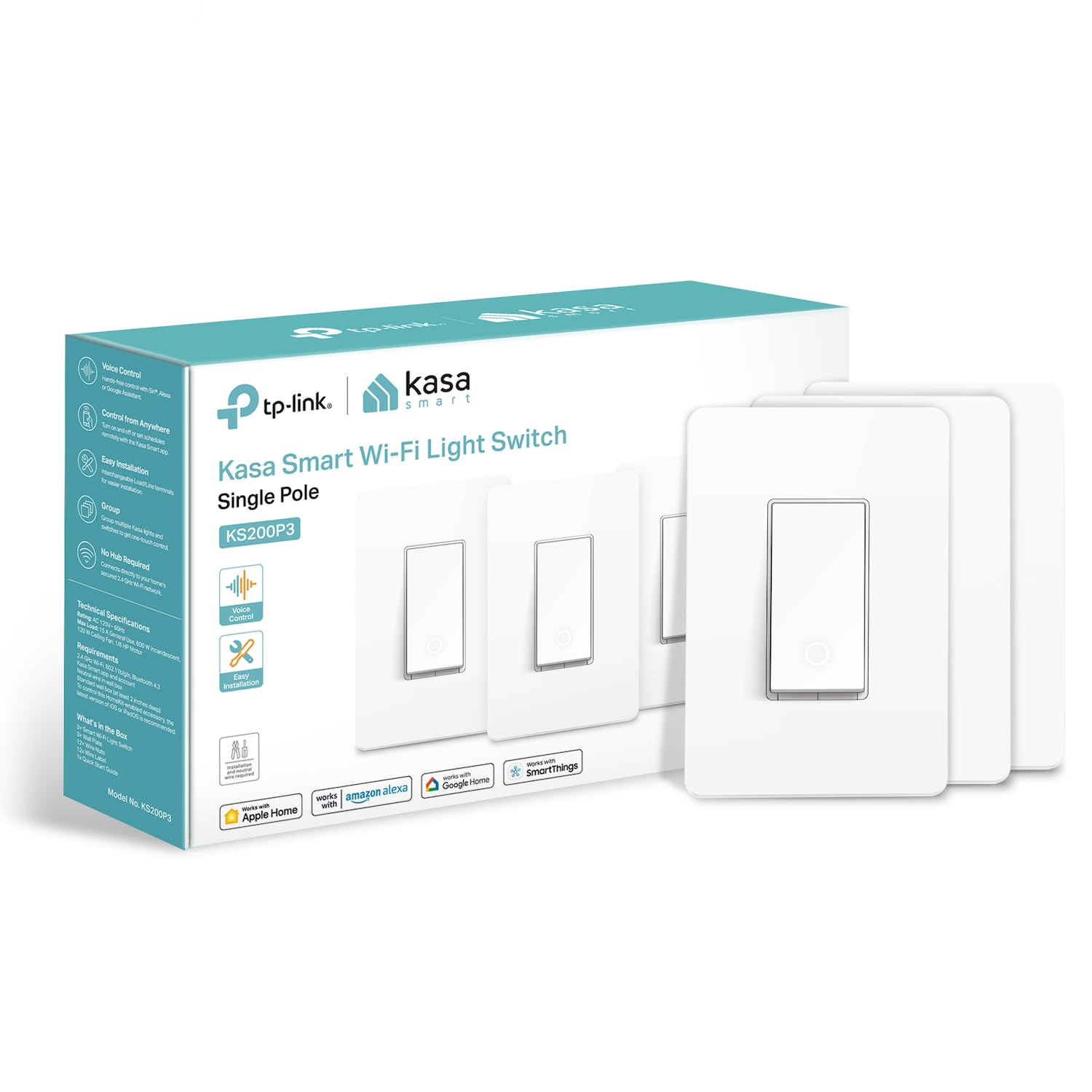 Kasa Apple HomeKit Smart Light Switch