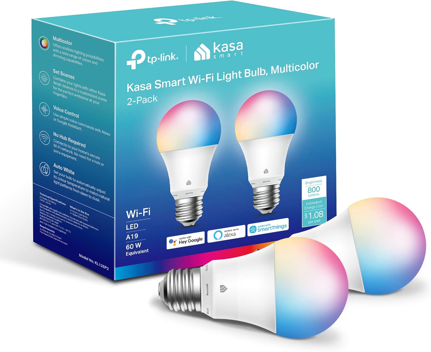 Kasa Smart Light Bulbs, Full Color