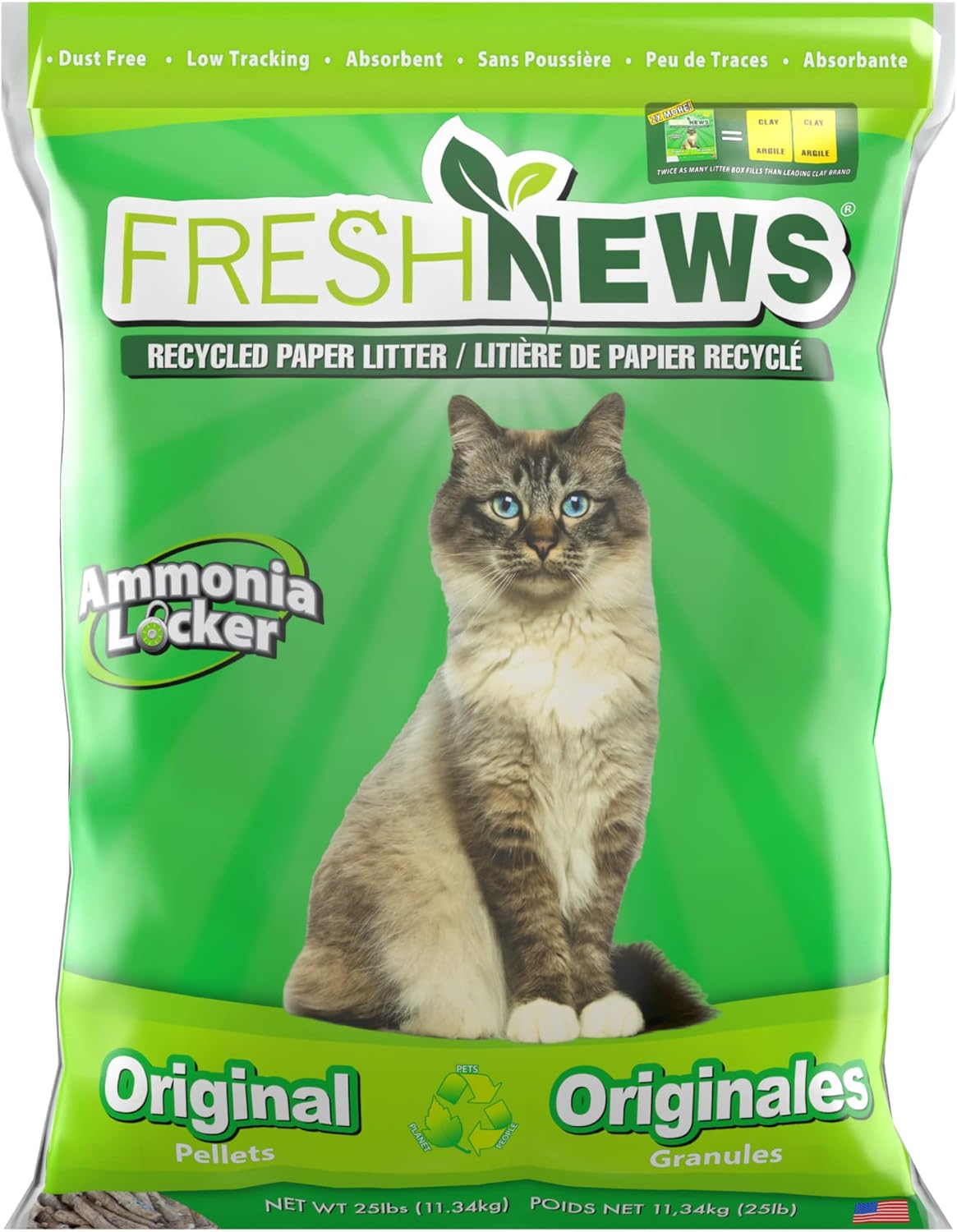 Fresh News Recycled Paper Cat Litter