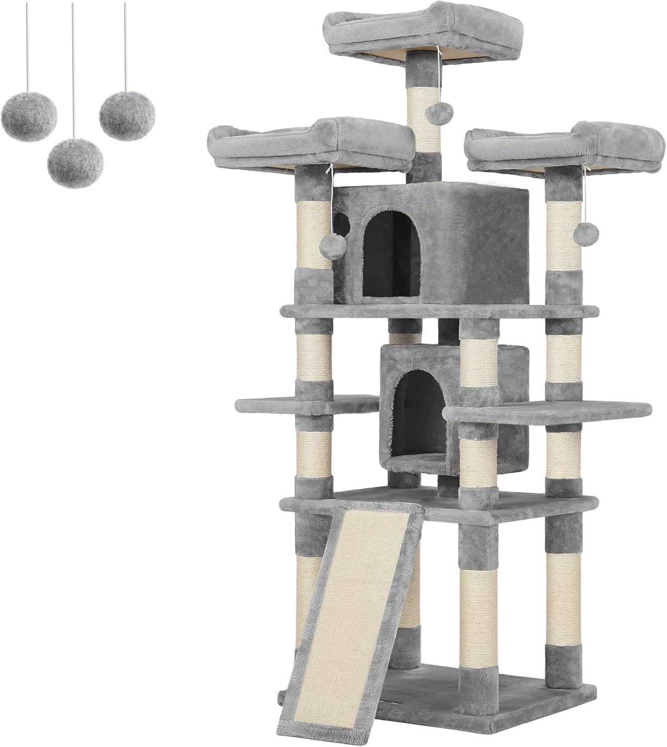 FEANDREA 67-Inch Multi-Level Cat Tree