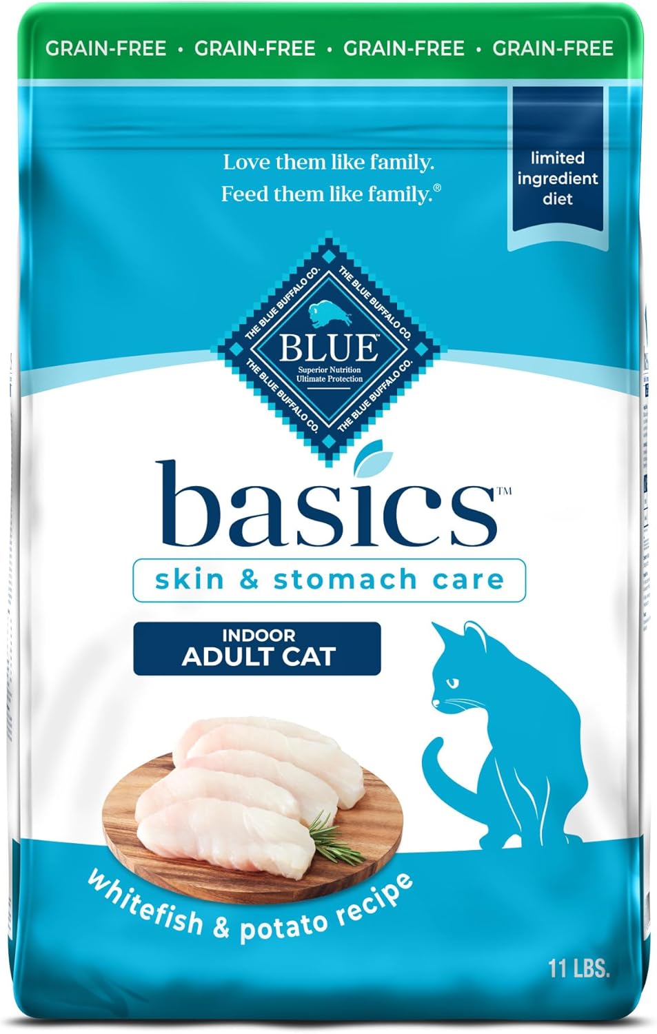 Blue Buffalo Basics Grain-Free Dry Cat Food