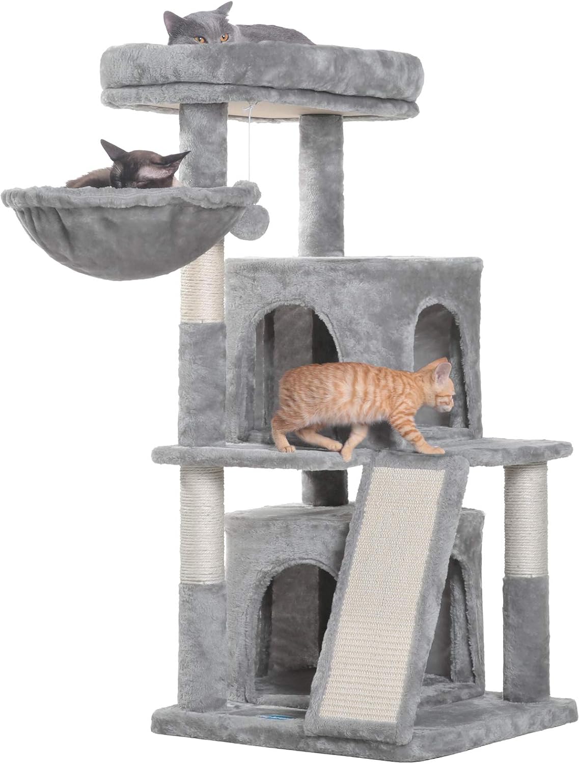 Hey-brother Cat Tree with Scratching Board