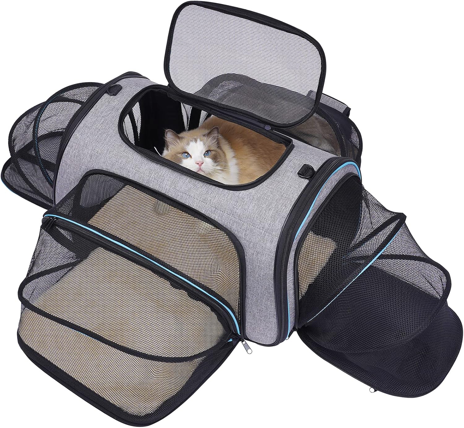 Siivton 4 Way Expandable Pet Carrier