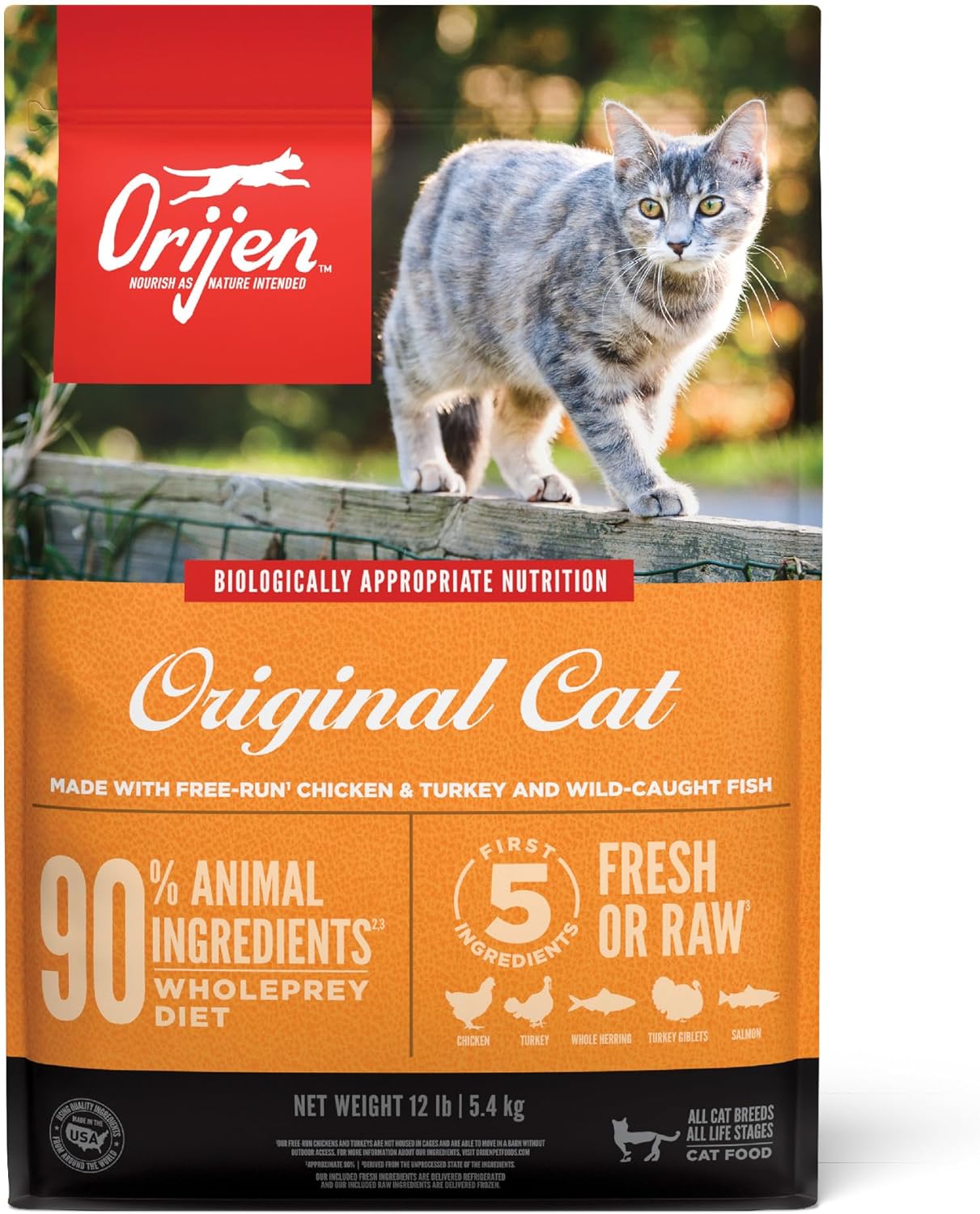 ORIJEN Grain Free Dry Cat Food