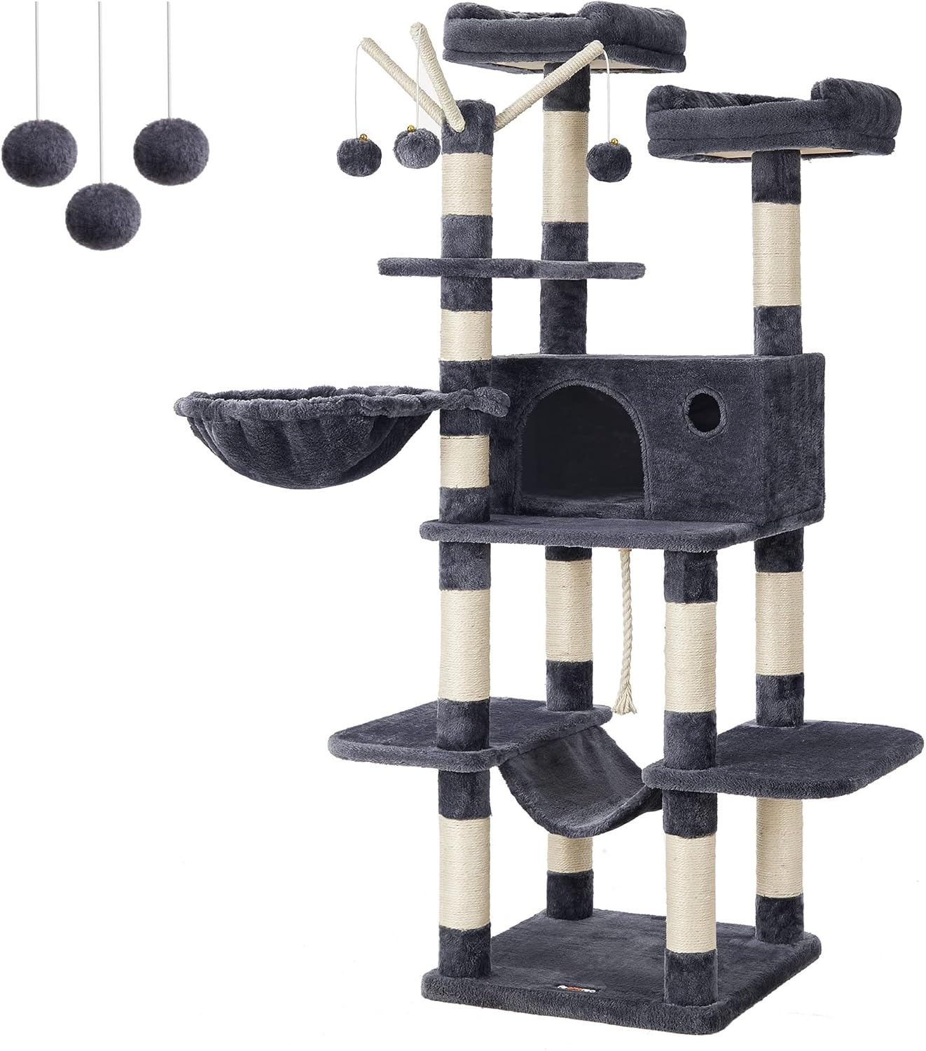 FEANDREA Cat Tree w/ Basket