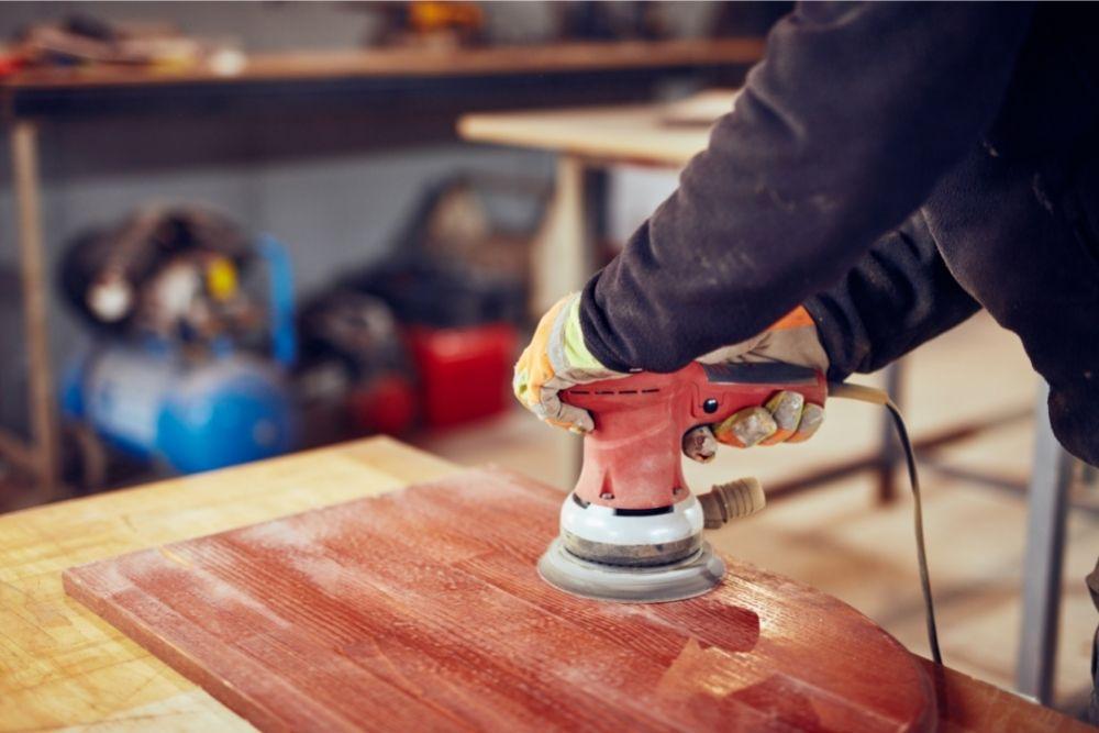 Can I use an orbital sander to remove paint