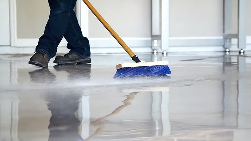 Clean and Repair the Floor