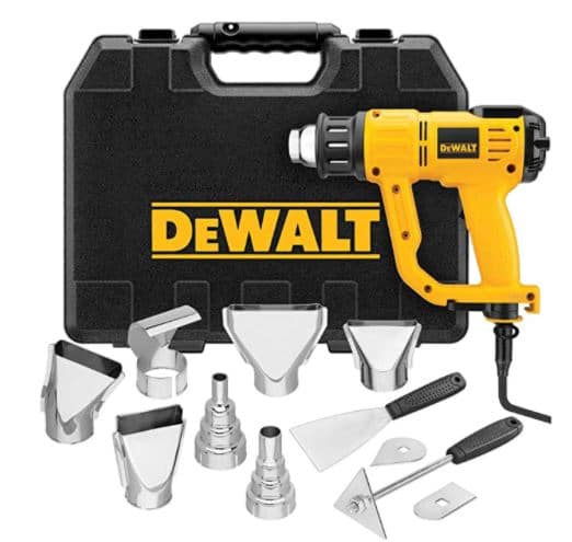 Dewalt Heat Gun with LCD Display & Accessory Kit