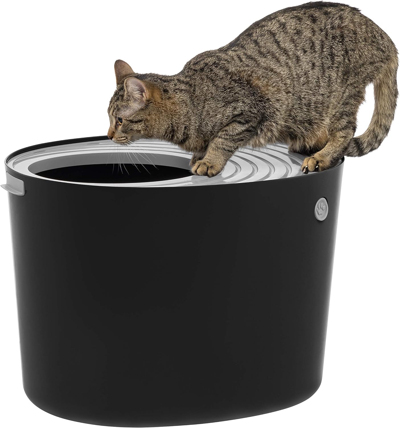 IRIS USA Cat Litter Box, Top Entry