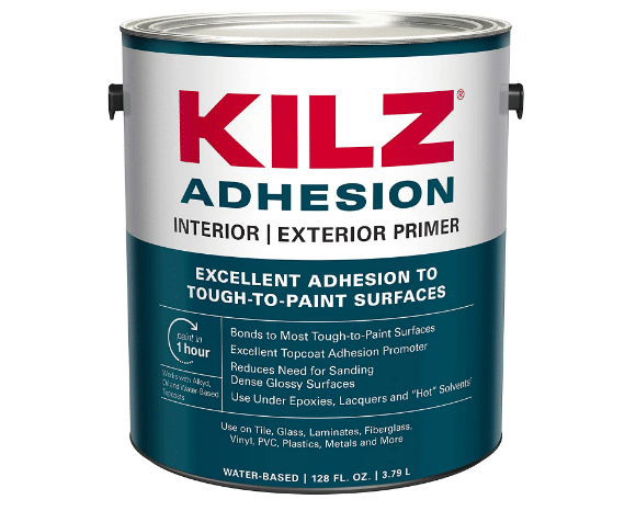 KILZ L211101 Adhesion High-Bonding Interior/Exterior Latex Primer/Sealer