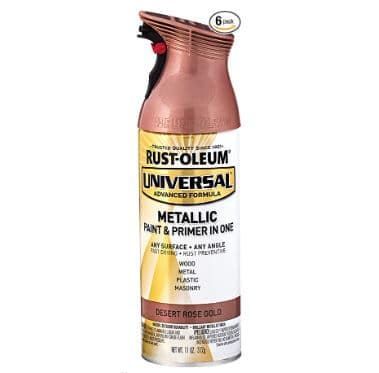 Rust-Oleum Universal Spray Paint 6 Pack Desert Rose Gold