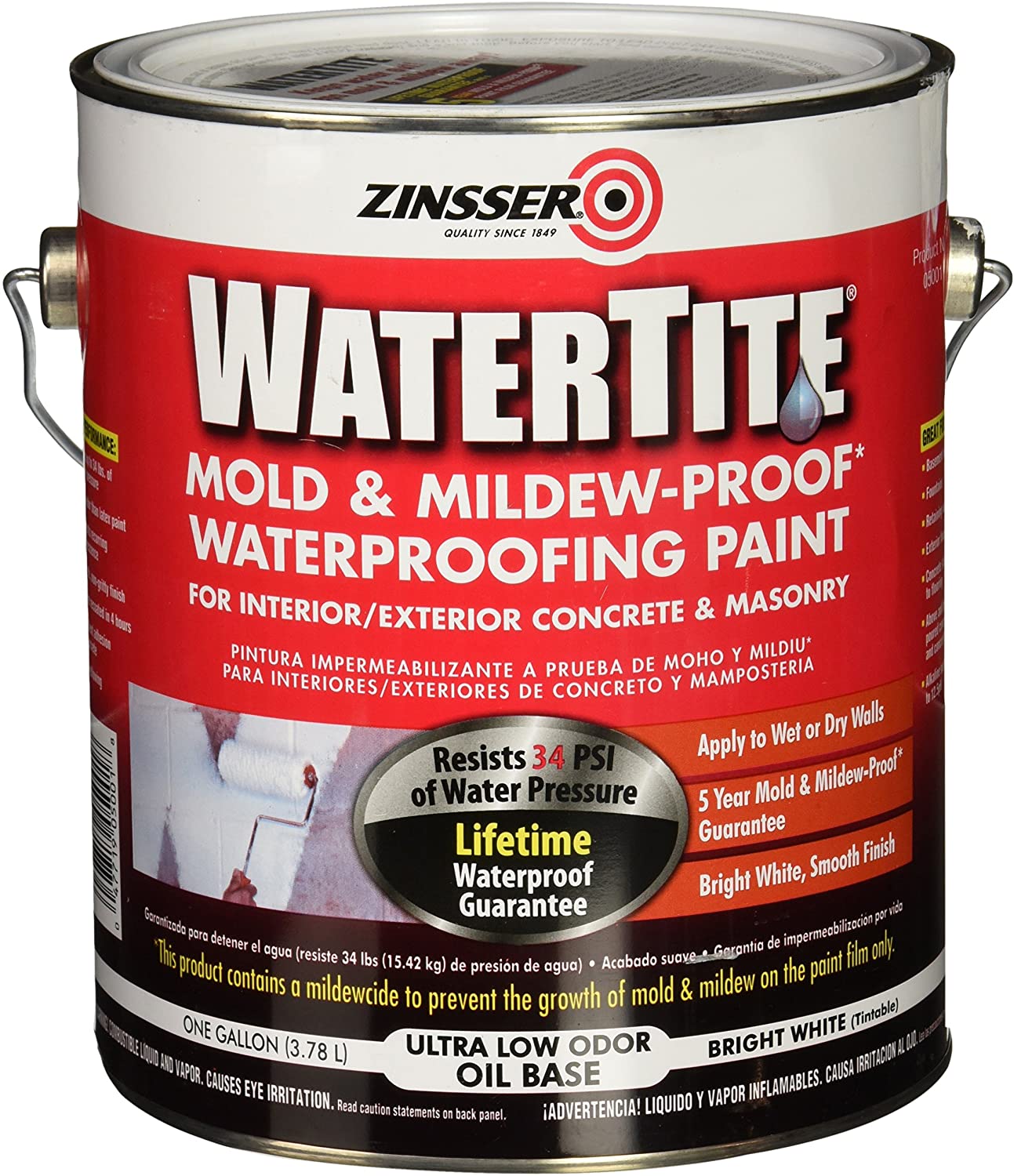 Rust-Oleum's 5001 Watertite Mold &Mildew-Proof Paint