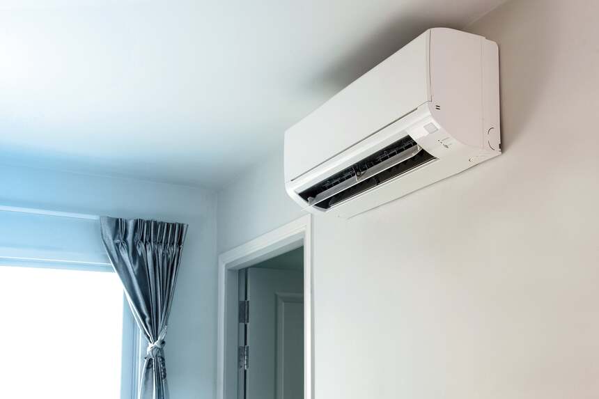 Air conditioner inside a home